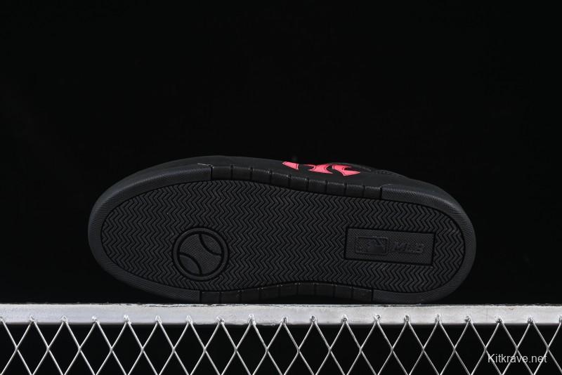 New York Yankees MLB Chunky Liner Custom Platform Sneakers in Neon Pink - 3ASXCA12N50WHS