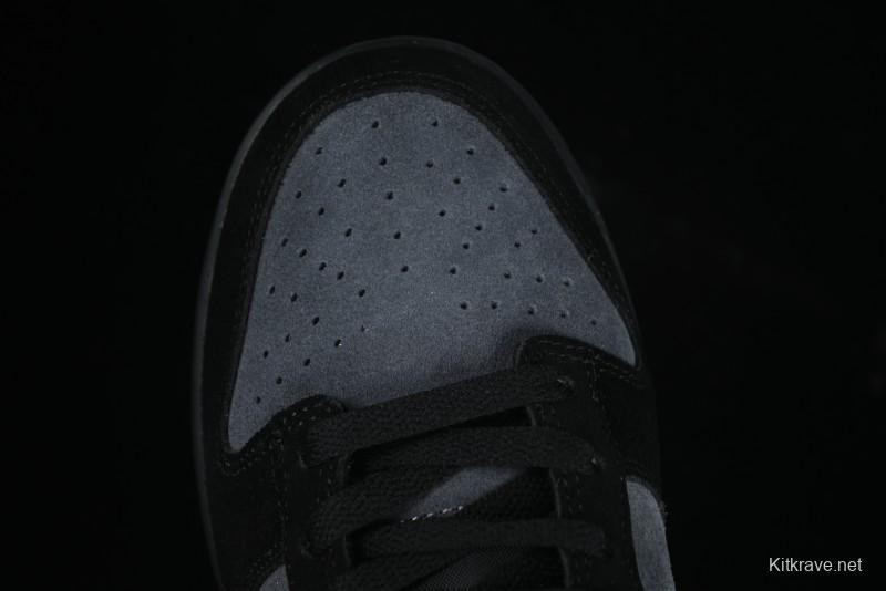 Nike Dunk Low Casual Sneakers in Black-Grey Colorway - HQ1931-001