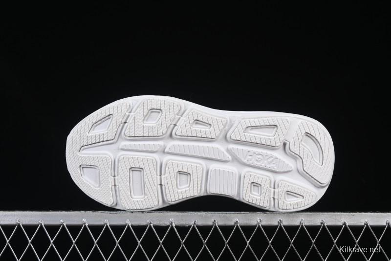 HOKA ONE ONE Bondi 9 Knit Lightweight Casual Running Shoes - 1162012 WWH