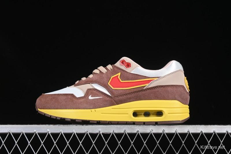 Nike Air Max 1 Retro Running Shoes with Half-Sole Air Cushion - HV5776-200