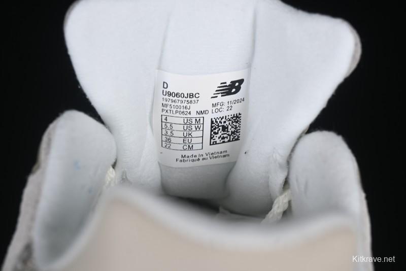 New Balance NB9060 Series Retro Casual Running Shoes with ABZORB Cushioning - U9060JBC