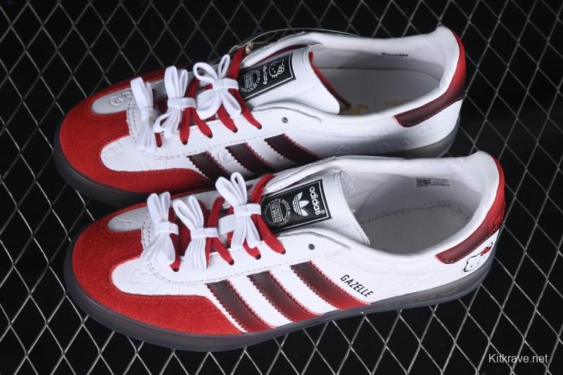 Adidas Originals Gazelle Indoor II Retro Casual Slip-Resistant Wear-Resistant Low-Top Sneakers - II0013