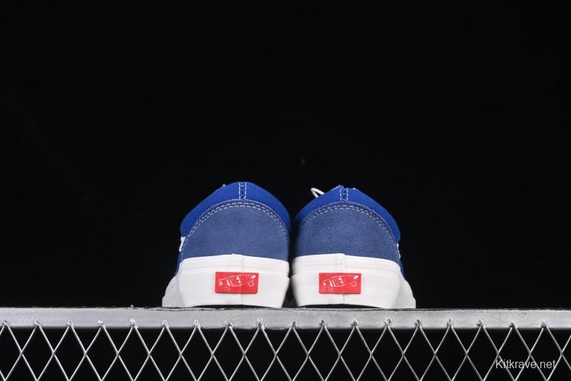 Vans Premium Old Skool 36 Retro Skate Shoes with Full-Grain Leather and Cushioned Insole - VN000CQDDWR