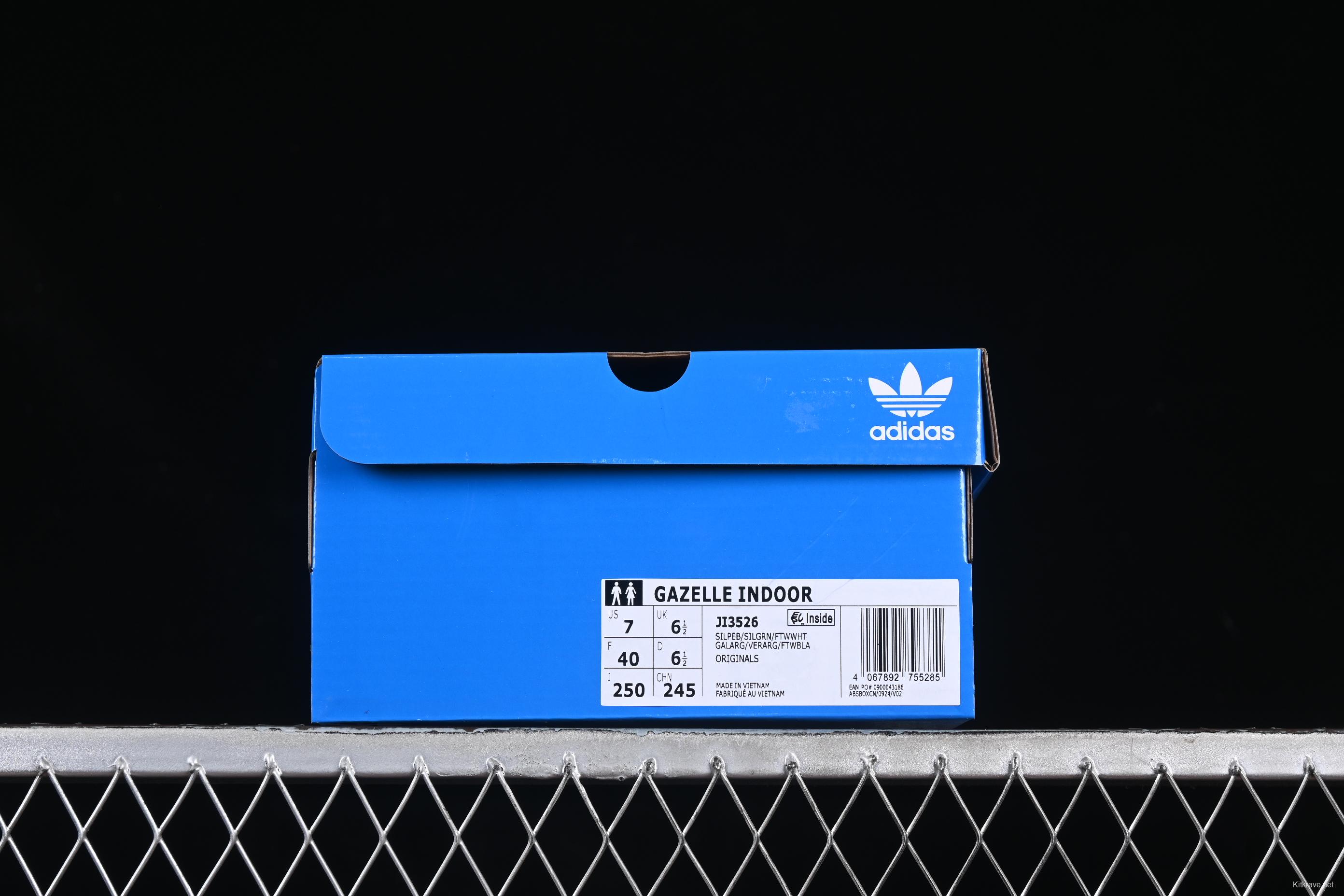 Adidas Originals Gazelle Indoor JI3526 Retro Casual Slip-Resistant Wear-Resistant Low-Top Sneakers - JI3526