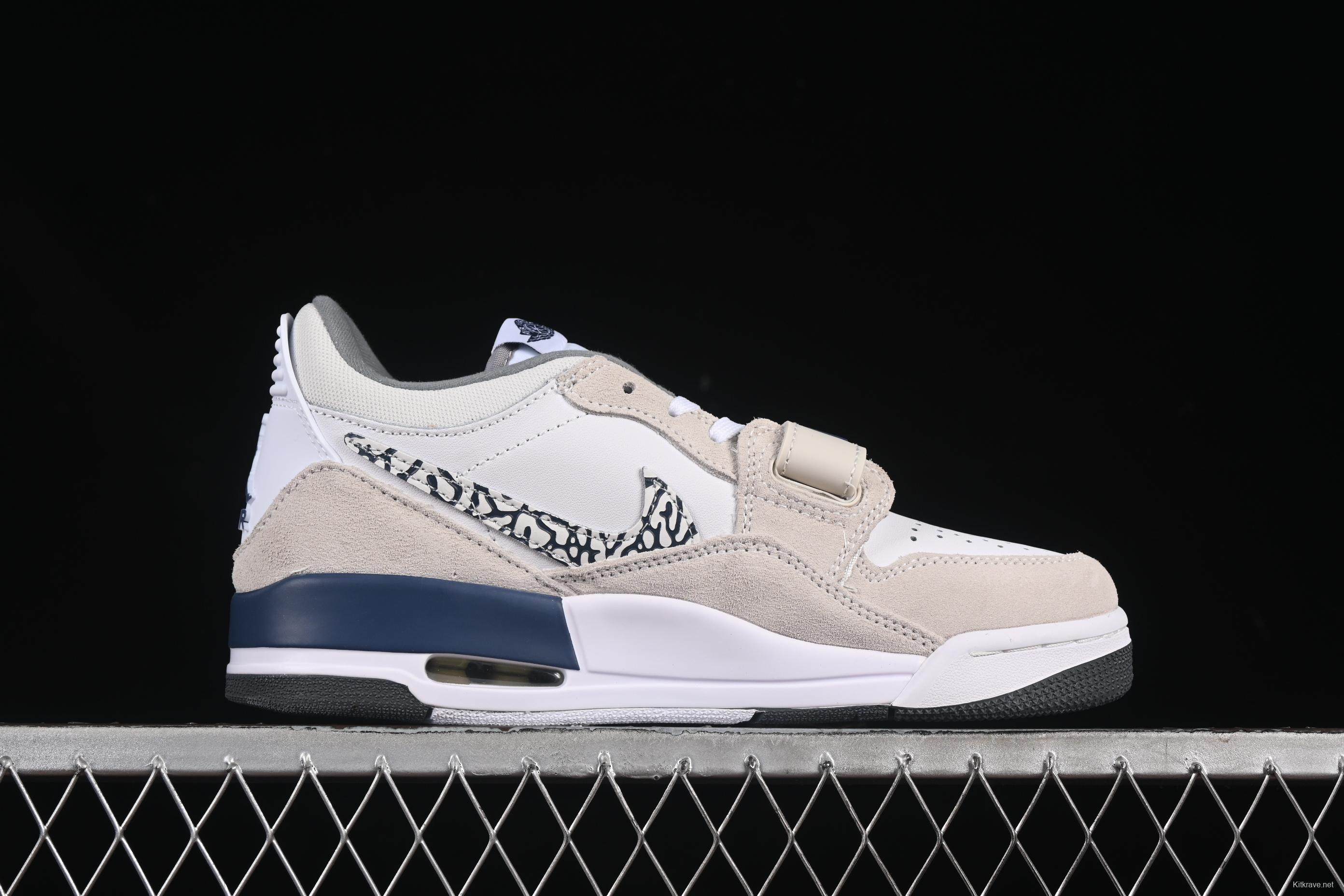 Nike Air Jordan Legacy 312 Low Sneakers with Velcro Strap and Triple Design - CD7069-124