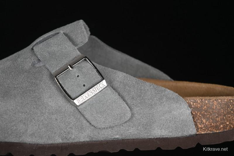 Birkenstock Arizona Soft Footbed Sandals with Suede Leather and Lambswool Lining - G.D4