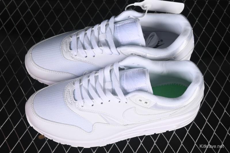 Nike Air Max 1 Retro Running Shoes with Half-Sole Air Cushion - 454746-107