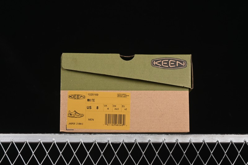 Keen Jasper Rocks SP Urban Series Retro Low-Top Lace-Up Outdoor Camping Hiking Mountaineering Training Shoes - 1025169White