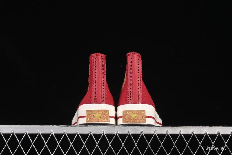 Converse Chuck Taylor All Star 1970s High Top Sneakers in China Red - A12460C