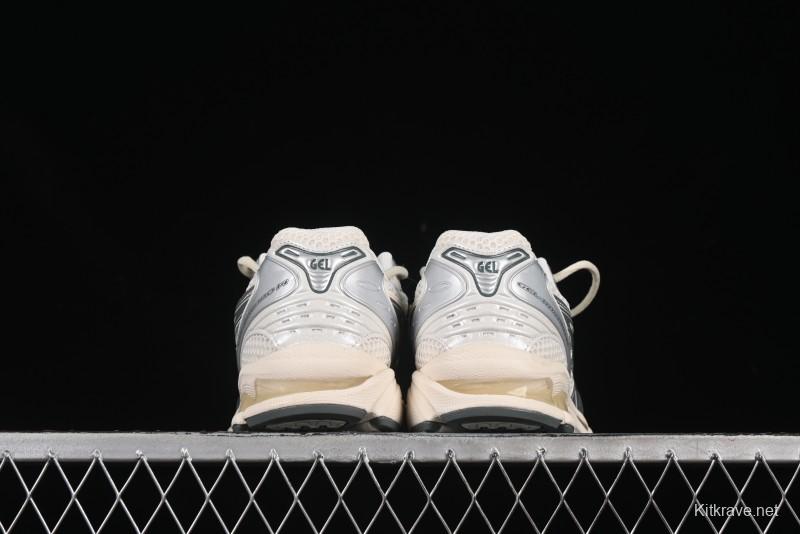 Asics Gel-Kayano 14 Running Shoes with Engineered Elastic Double-Layer Knit Upper and 3D Visible GEL Cushioning - 1201A019-200