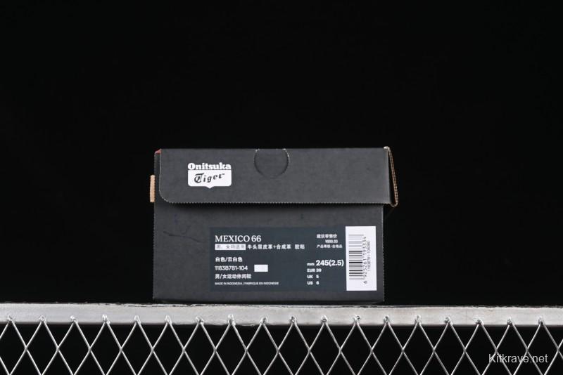 Onitsuka Tiger Mexico 66 Low-Top Leather Sneakers for Casual Running - 1183B781-104