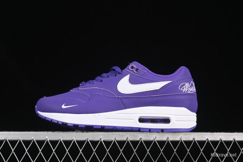 Nike Air Max 1 Retro Running Shoes with Half-Sole Air Cushion - HF8813-500