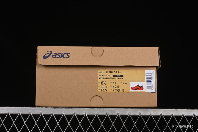 Asics Gel-Trabuco 13 Retro Breathable Casual Shoes with Cushioning for Men - 1011B973-800