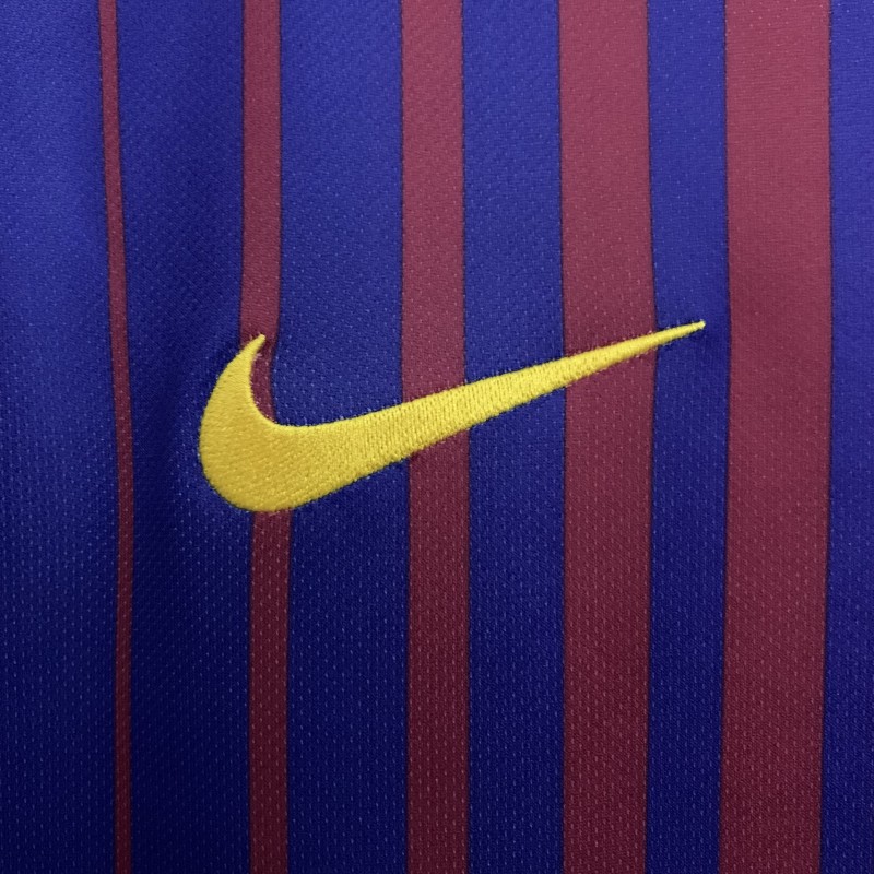 17/18 Retro Barcelona Home Jersey