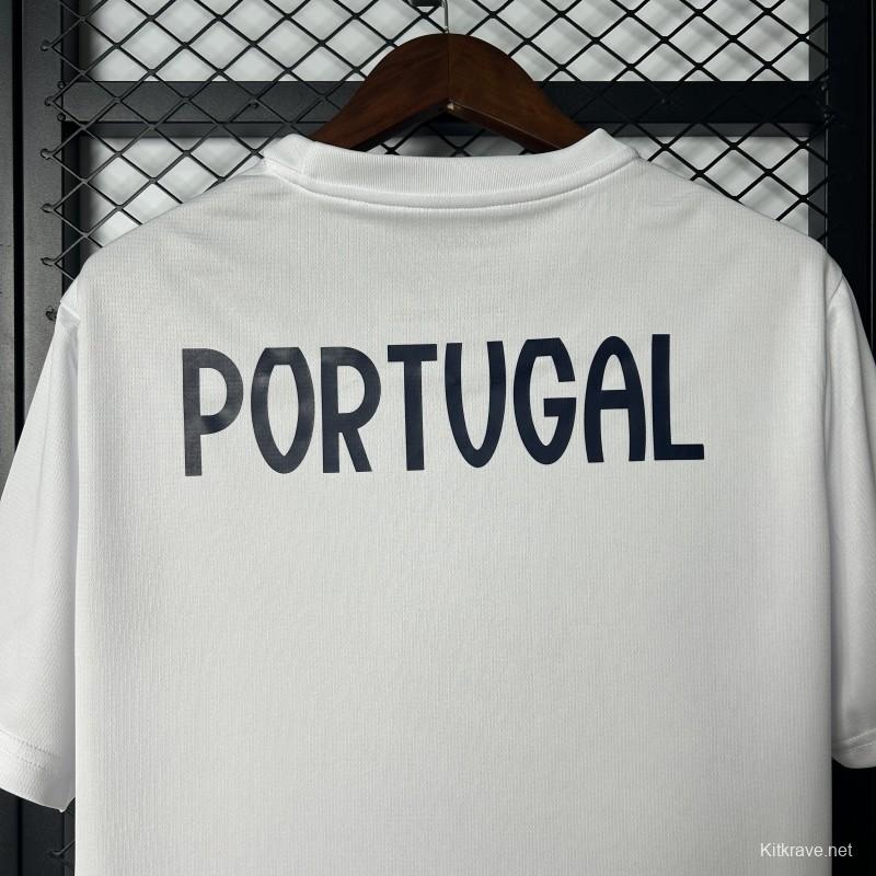 2025 Portugal White Pre-Match Jersey