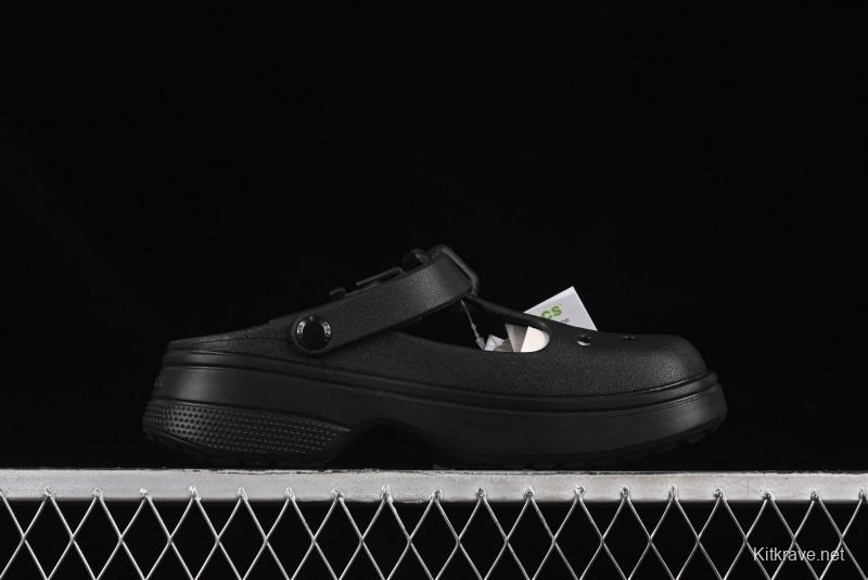 Crocs Mary Jane Classic Simple Casual Beach Clog Sandals - B.D4