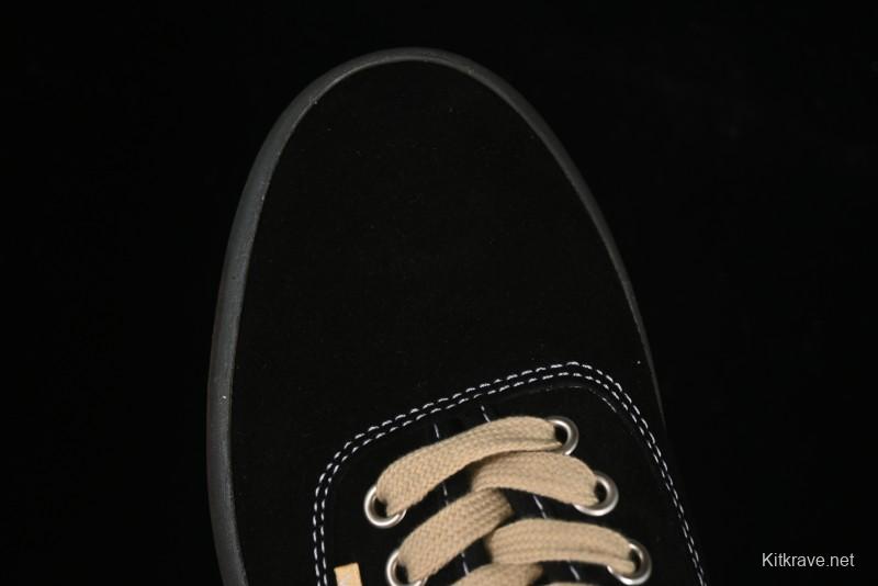 Vans Premium Authentic Suede Retro Sneakers with Translucent Rubber Sole - VN000CRQ6RJ