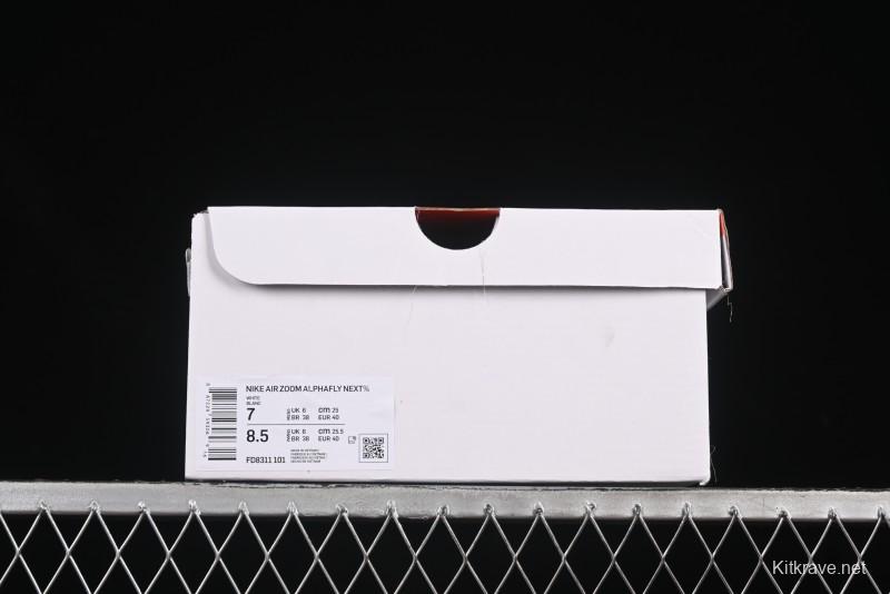 Nike Zoom VaporFly Next 3% Prototype Super Marathon Running Shoes with Dual Air Zoom and ZoomX Foam - FD8311-101