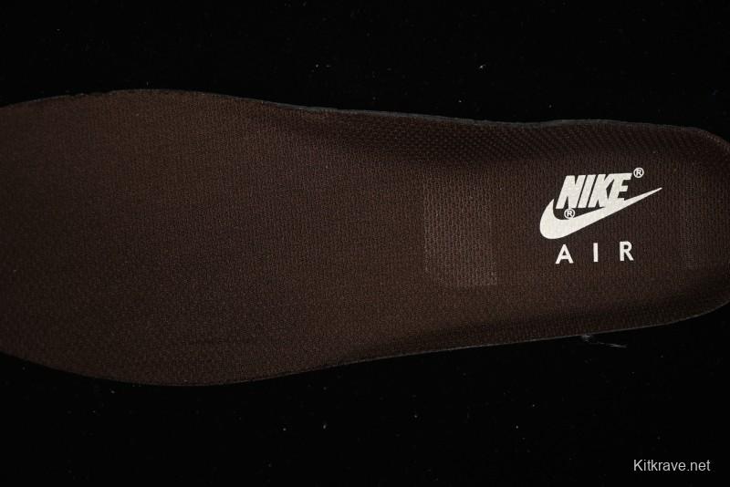 Nike Air Force 1 '07 Low BAPE Collaboration Beige Brown Graffiti Swoosh Casual Sneakers - DF0188-061