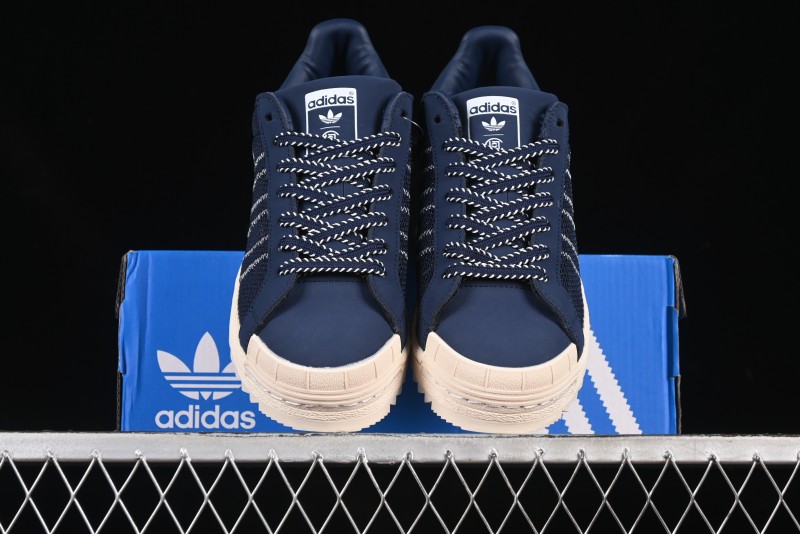 Adidas Clot x Superstar Shell Toe Casual Sneakers with Serrated Edge Design - IH3644
