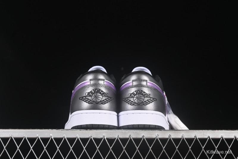 Nike Air Jordan 1 Low AJ1 Dark Purple Low-Top Casual Lifestyle Sneakers - HJ5910-105