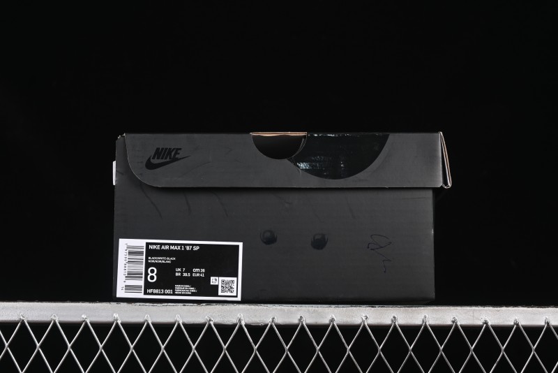 Nike Air Max 1 Retro Running Shoes with Half-Sole Air Cushion - HF8813-001
