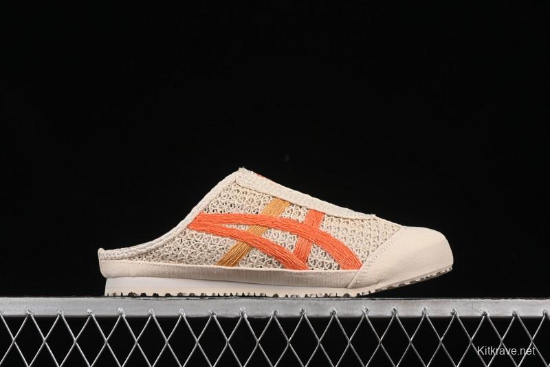 Onitsuka Tiger Mexico 66 Sabot Slip-On Sneakers with Breathable Mesh Upper - 1183C123-251