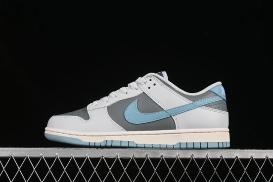 Nike SB Dunk Low Blue Grey Low-Top Casual Skate Shoes - HF5441-001