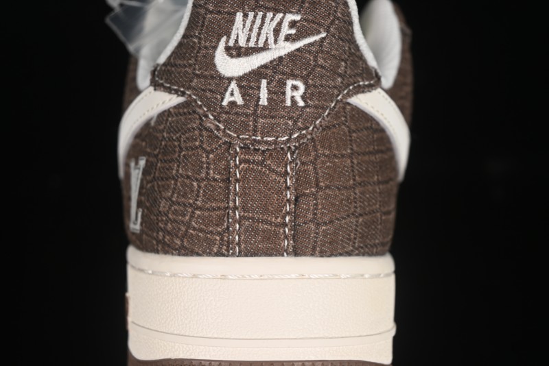 Nike Air Force 1 '07 Low LV Collaboration Beige Grid Casual Sneakers - XS1958-552