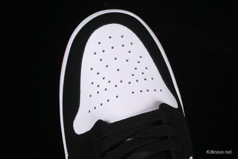 Nike Air Jordan 1 Low "White Black Gym Red" Retro Casual Sneakers - IB8971-106
