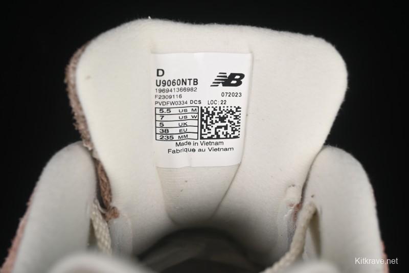 New Balance NB9060 Series Retro Casual Running Shoes with ABZORB Cushioning - U9060NTB