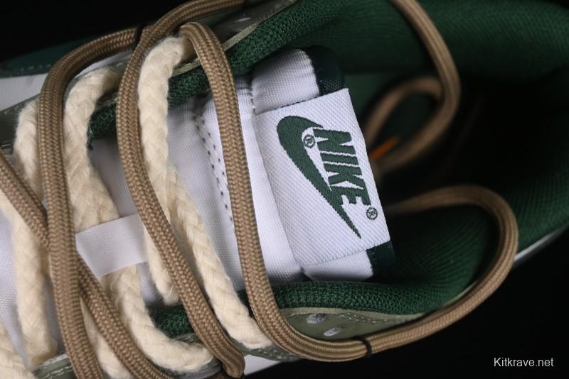 Nike Dunk Low Butterfly Bamboo Forest Green Low-Top Casual Sneakers - DD1391-101