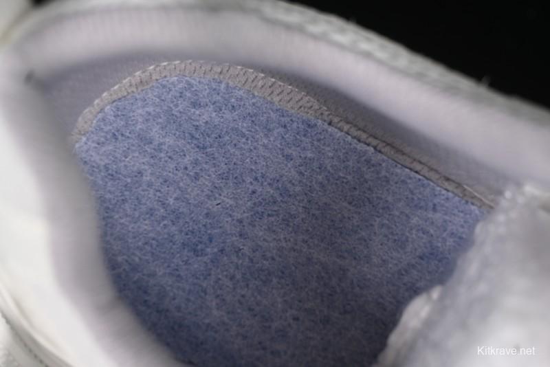 GG-CC Lace Pearl Chain Casual Platform Dad Shoes - 250310 White