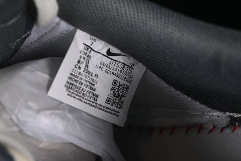 Nike Air Force 1'07 Low The North Face Collaboration Grey Multi-Tone Casual Sneakers - JJ2508-715