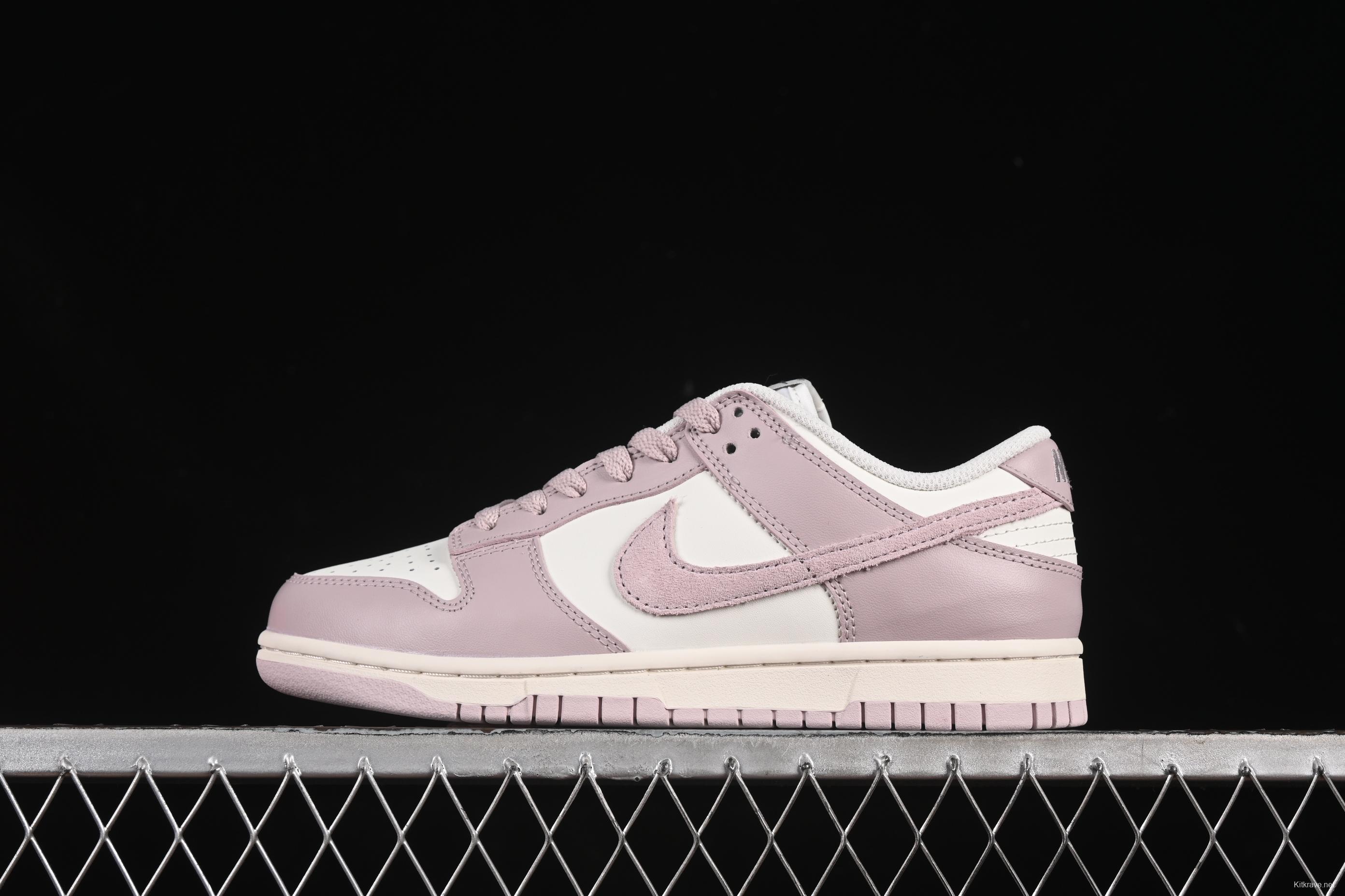 Nike SB Dunk Low White Light Purple Low-Top Casual Skate Shoes - FB9109-122