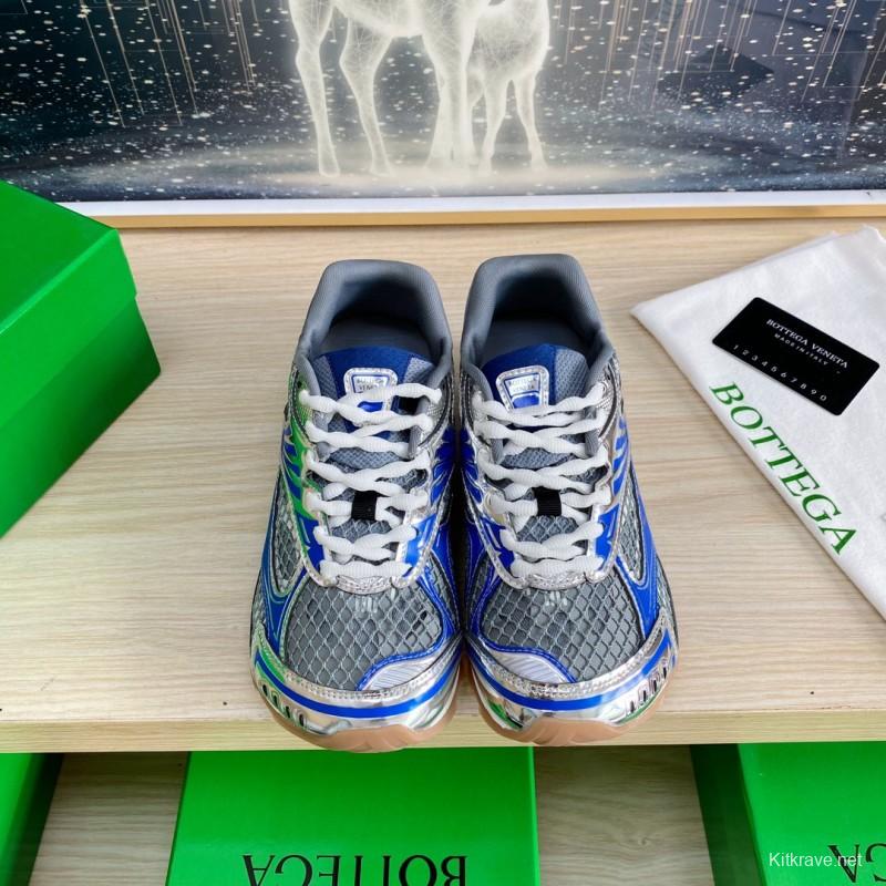 2025 Unisex BV Blue Grey Mesh Leather Running Shoes LY00310