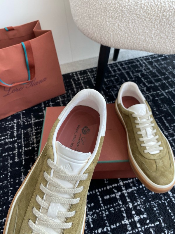 2024 Unisex LP Beige Suede Leather Sneakers MJ00320