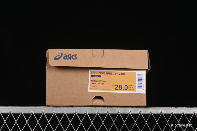 Asics Solution Speed FF 2 Retro Breathable Cushioned Casual Running Shoes - 1042A135-104