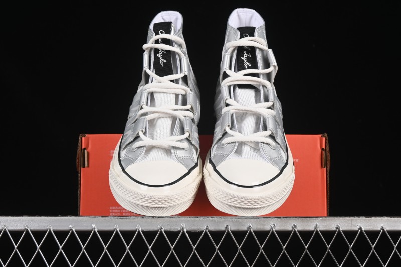 Converse Chuck 1970s Future Silver High-Top Casual Sneakers - A15187C