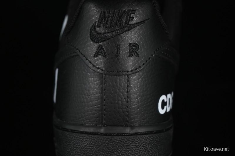 Nike Comme Des Garcons Air Force 1 Low Casual Sneakers with Full-Length Air Cushion - IB9949-001