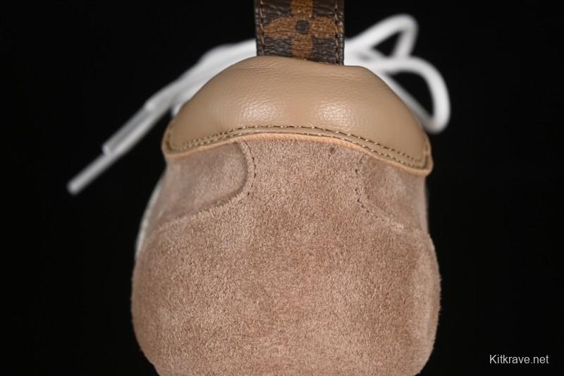 Louis Vuitton Sneakerina Round Toe Lace-Up Ballet Style Flat Training Shoes - N.F6