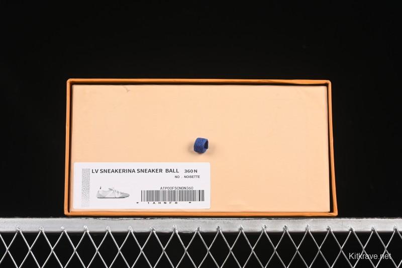 Louis Vuitton Sneakerina Round Toe Lace-Up Ballet Style Flat Training Shoes - N.F6