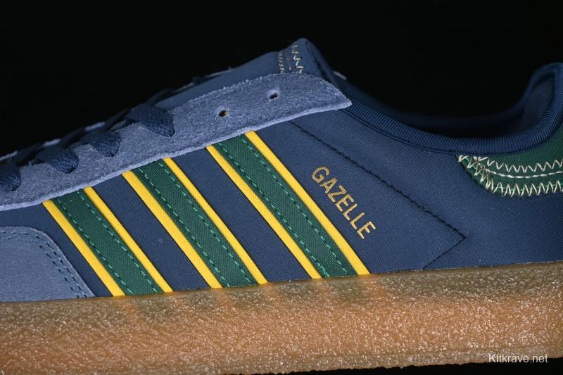 Adidas Originals Gazelle S By JR5408 Clot Collaboration Platform Casual Slip-Resistant Wear-Resistant Low-Top Sneakers