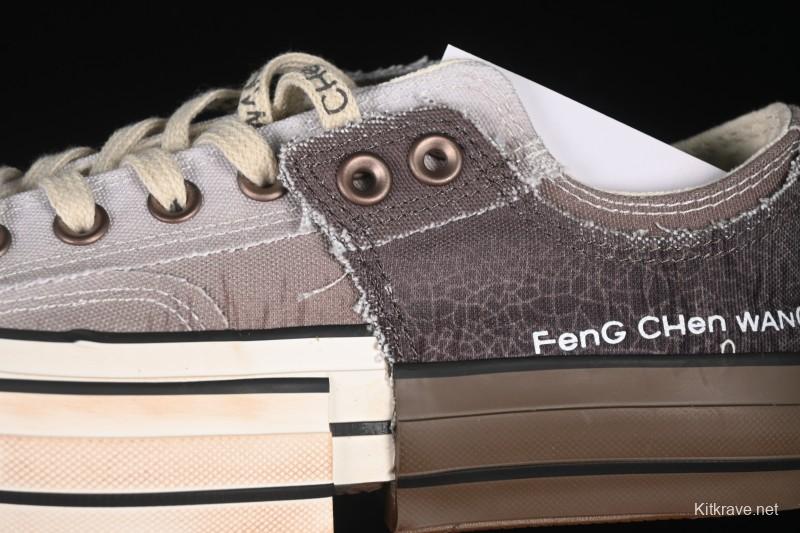 Converse Chuck 70 Low Feng Chen Wang Collaboration Deconstructed Canvas Sneakers - A15741C