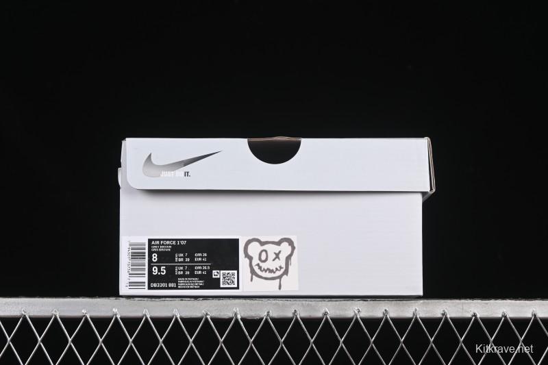 Nike Air Force 1'07 Low Smiling Bear Casual Sneakers - DB3301-881