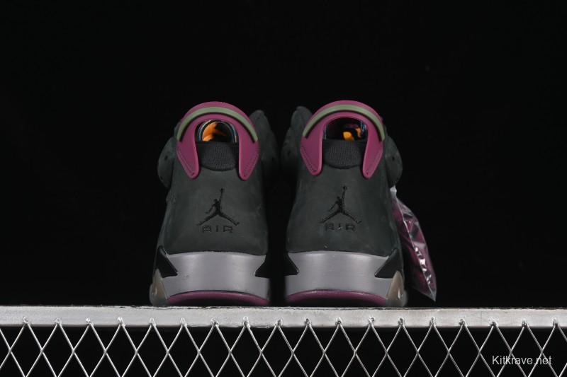 Nike Air Jordan 6 Retro Bordeaux Premium Suede Sneakers - CT8529-063