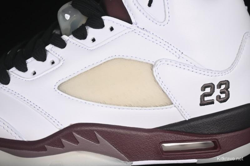 Nike A Ma Maniere x Air Jordan 5 Retro Basketball Shoes with Violet Ore Design - IB1528-100