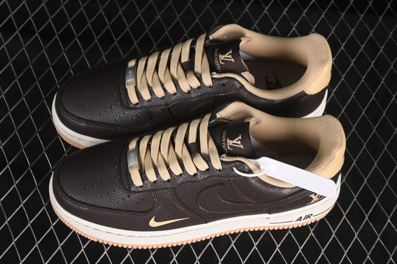 Nike Air Force 1 '07 Low LV Collaboration Coffee Brown Casual Sneakers - LW9279-007