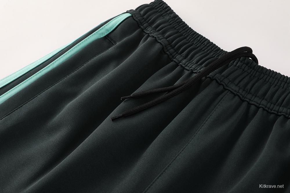 2025 Adidas Dark Grey Full Zipper Jacket +Long Pants