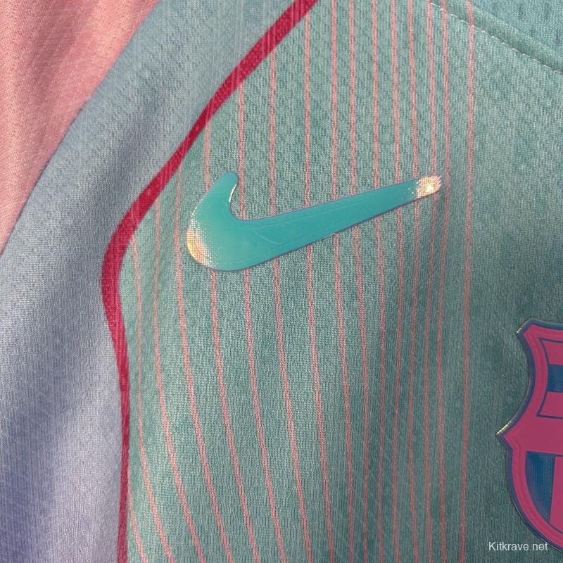 25/26 Kids Barcelona Blue Gradient with Spotify Jersey